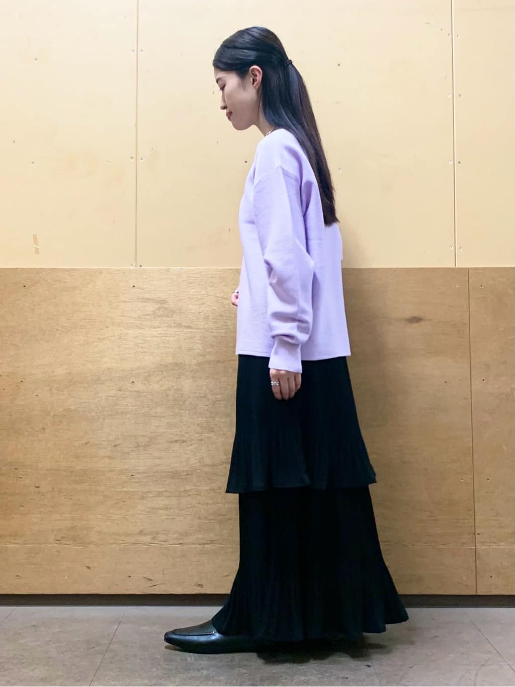 sahoさんの「THE SHOP TK｜【S-XLサイズ/選べる6色】どこから見ても美しい ガーターニット/洗濯機OK」を使ったコーディネート