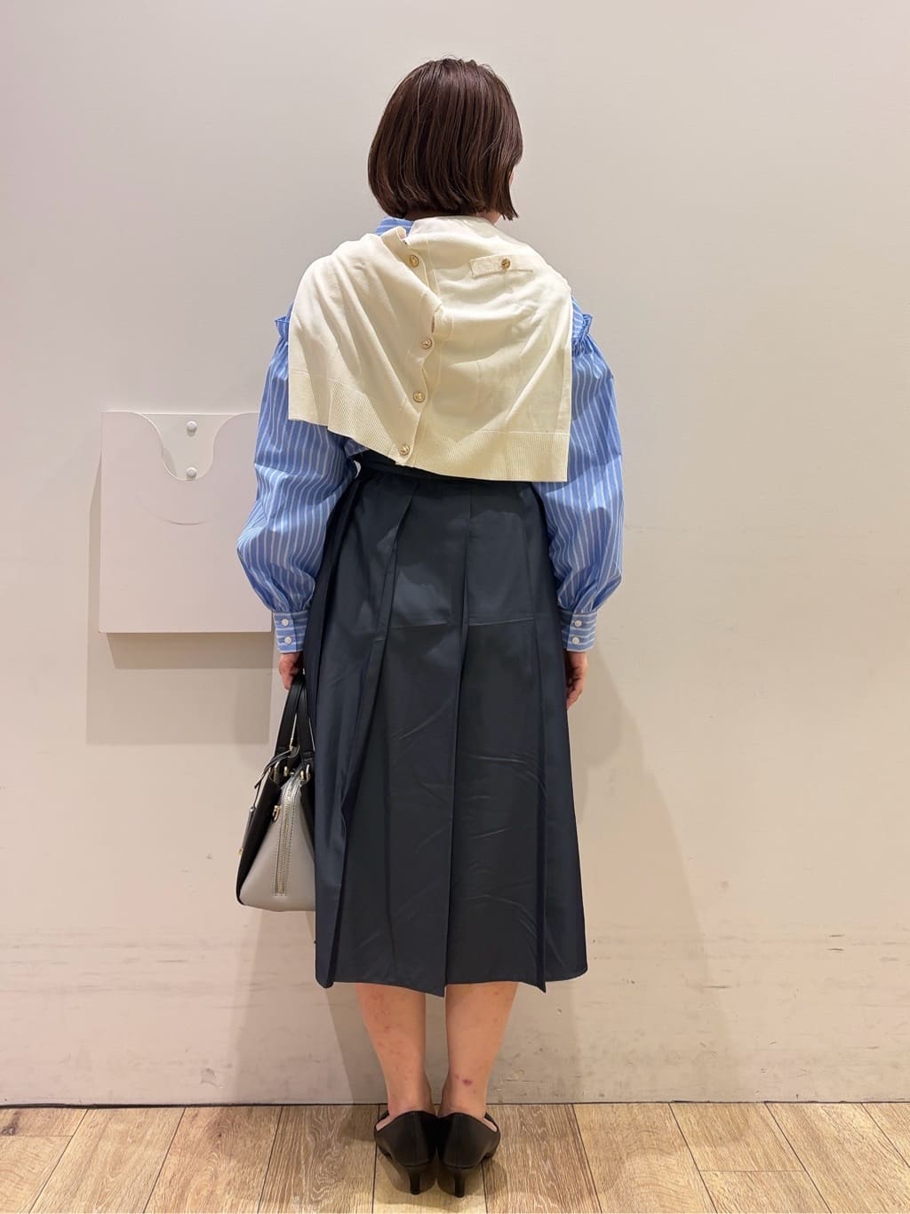 YUKOさんの「index｜タックフレアスカート【洗濯機OK】」を使ったコーディネート