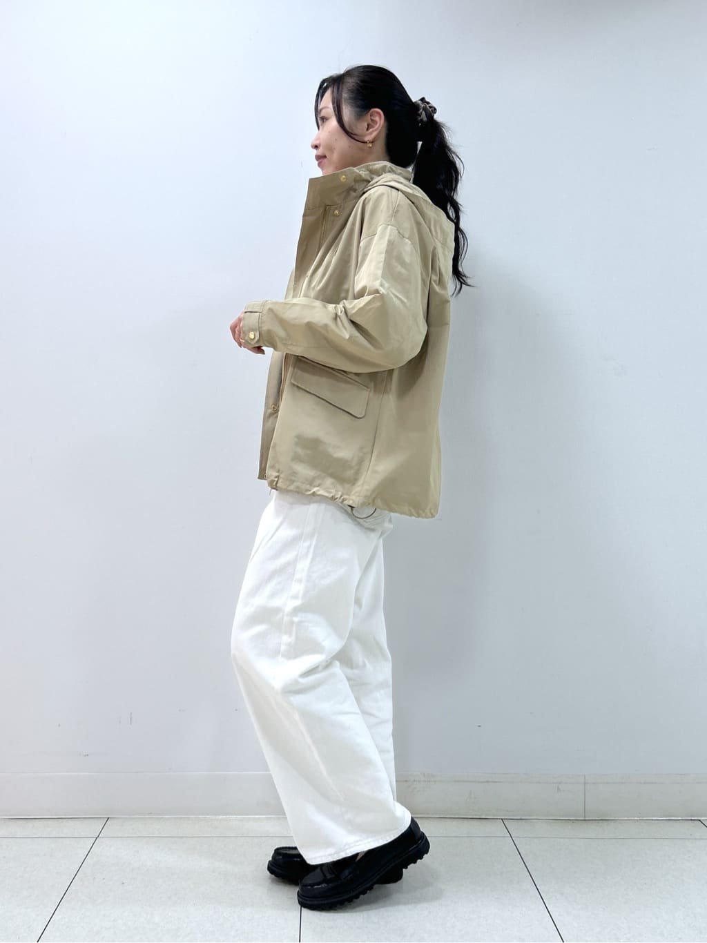 Kaiさんの「Dessin｜【撥水/2WAY】フーディーブルゾン」を使ったコーディネート