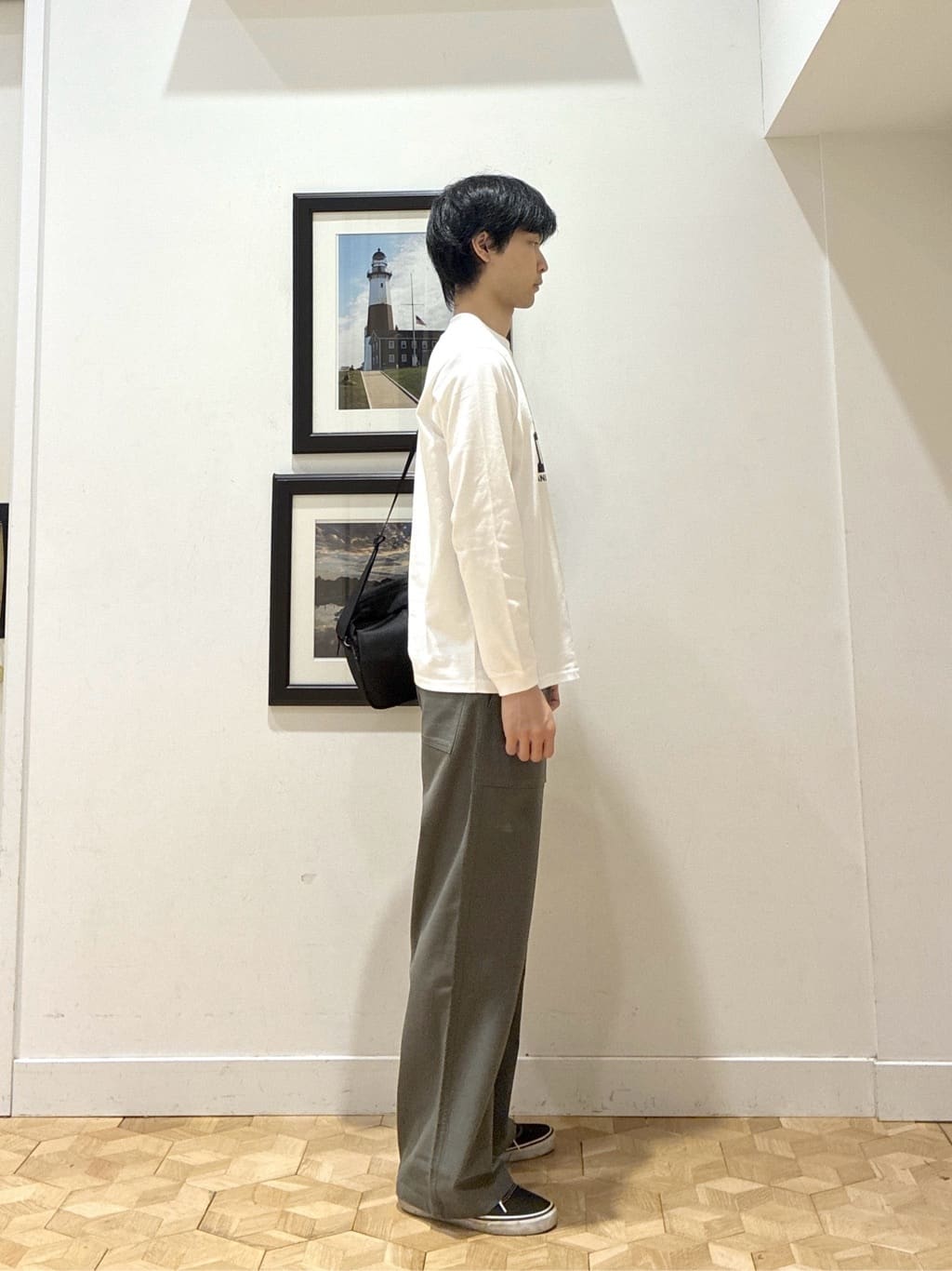 KAZUKIさんの「Dessin｜【ユニセックス/洗える】ベイカーツイルパンツ」を使ったコーディネート