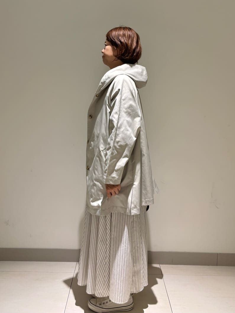 Haruさんの「Dessin｜【洗える】フードトレンチコート」を使ったコーディネート