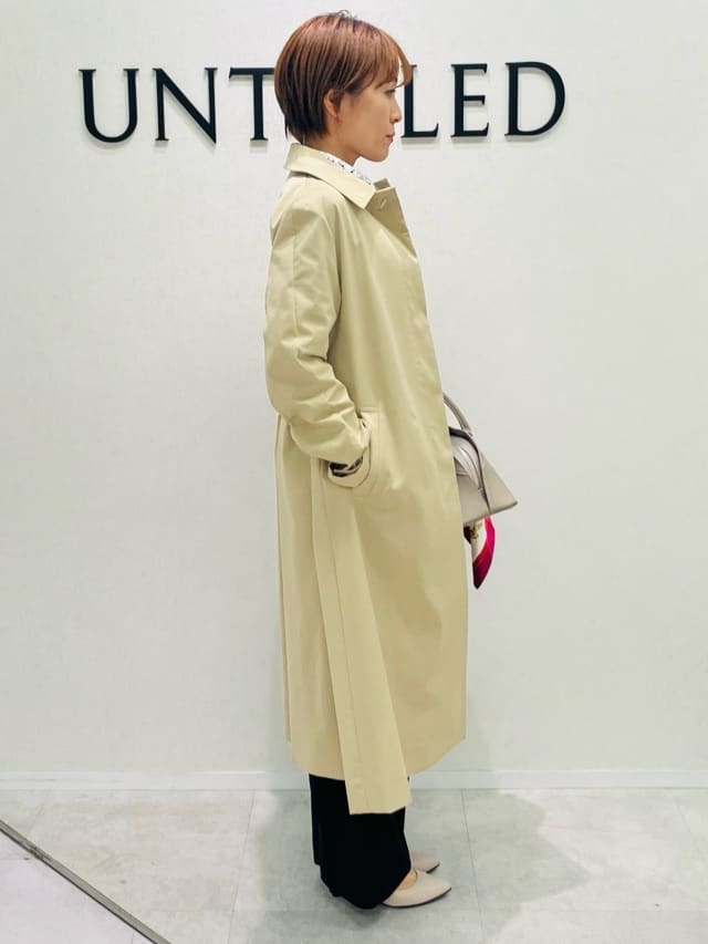 yukiさんの「UNTITLED｜◆【洗える/カジュアルフォーマル】2WAYレース襟ニットプルオーバー」を使ったコーディネート