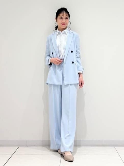kayoさんの「INDIVI｜【洗える／多機能／SETUP可】着る日傘ダブルジャケット」を使ったコーディネート