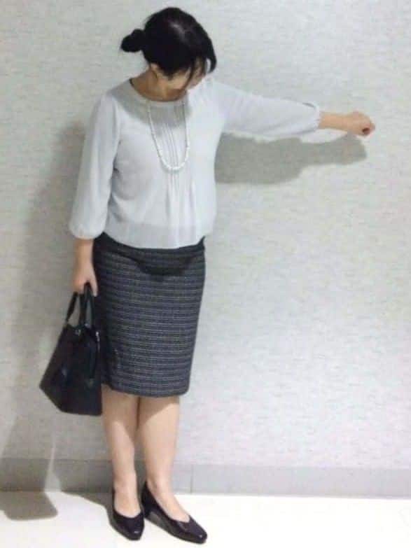 sakoさんの「Reflect｜【SS-4Lサイズ／フォーマル／セットアップ可】ツイードジャケット」を使ったコーディネート
