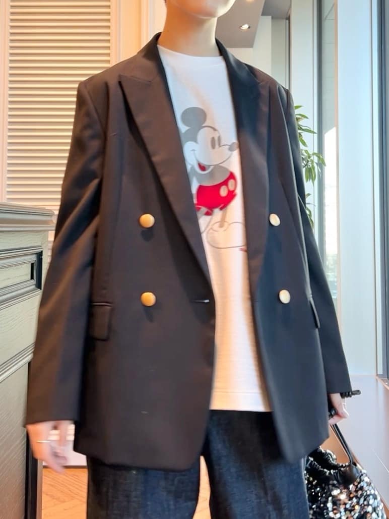 OCHIAIさんの「DRESSTERIOR｜コンフォート ダブルブレザー」を使ったコーディネート