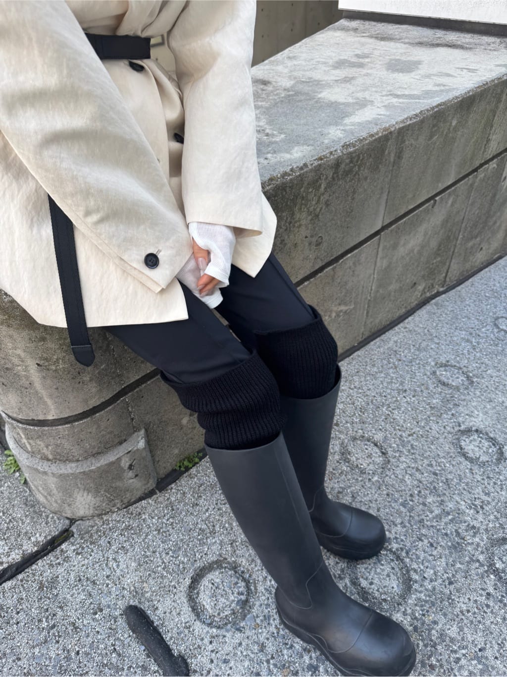 designer yukaさんの「CODE A｜arc tailored jacket」を使ったコーディネート