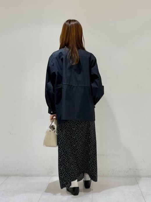 kyokaさんの「UNTITLED｜【セットアップ可/後ろウエストゴム】ランダムドットスカート」を使ったコーディネート