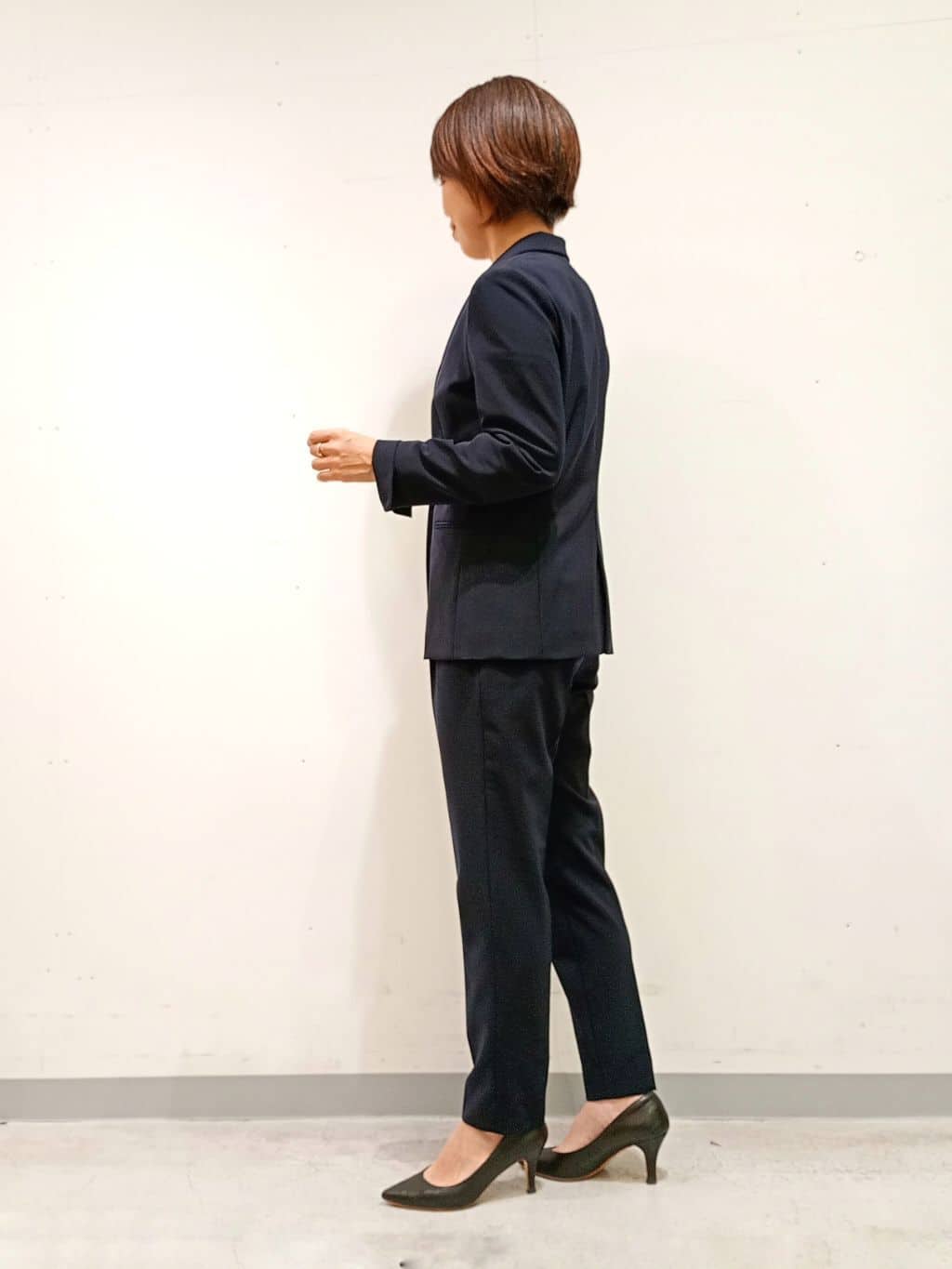 Kさんの「INDIVI｜【通勤スーツ／洗える】ストレッチテーラードカラージャケット」を使ったコーディネート