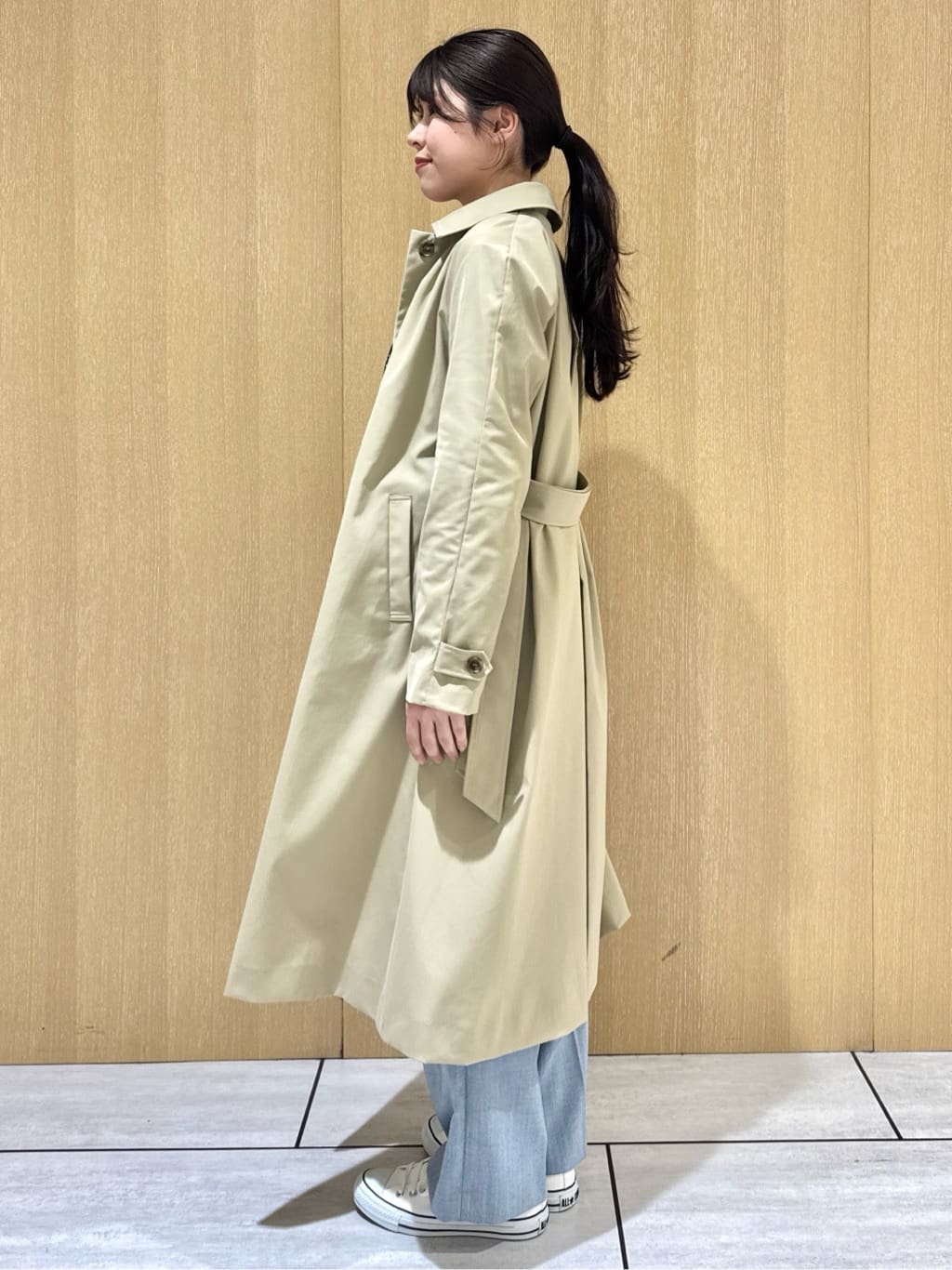 nanaさんの「UNTITLED｜◆【はっ水/洗える】タスランステンカラーコート」を使ったコーディネート