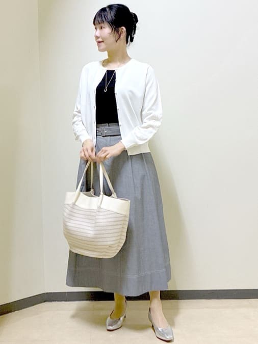  beni_gingerさんの「Reflect｜レースデザインスリーブカーディガン」を使ったコーディネート