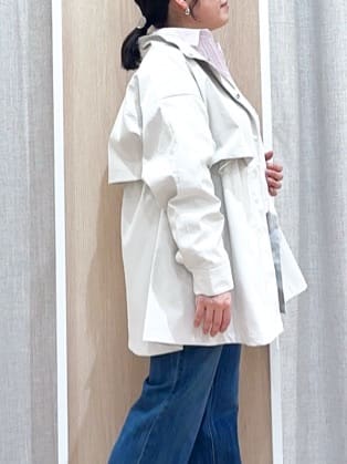 naoさんの「grove｜羽織としても大活躍！驚きの伸びを備えたコットンナイロンストレッチシャツ」を使ったコーディネート