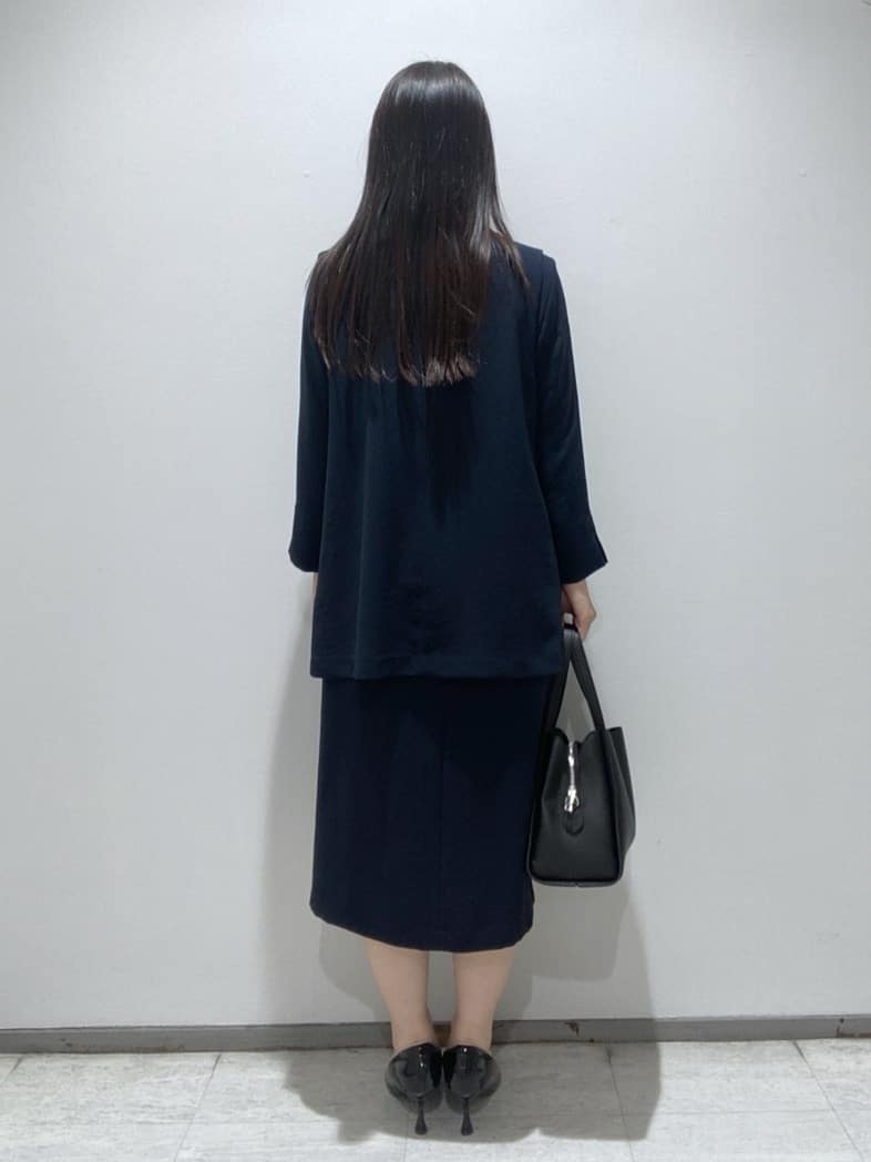 meiさんの「INDIVI｜【洗える／SETUP可】着る日傘ヨーク切り替えワンピース」を使ったコーディネート