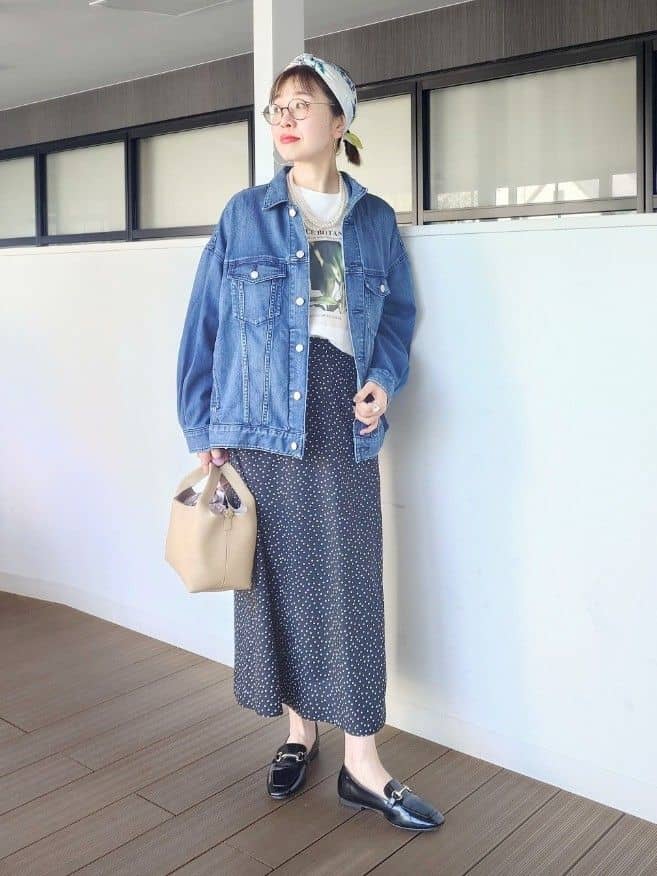 MUTSUKOさんの「UNTITLED｜【Healthy DENIM】別注Bran／デニムジャケット」を使ったコーディネート