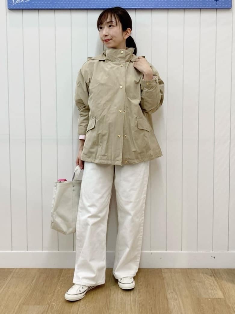 yoshiさんの「Dessin｜【撥水/2WAY】フーディーブルゾン」を使ったコーディネート