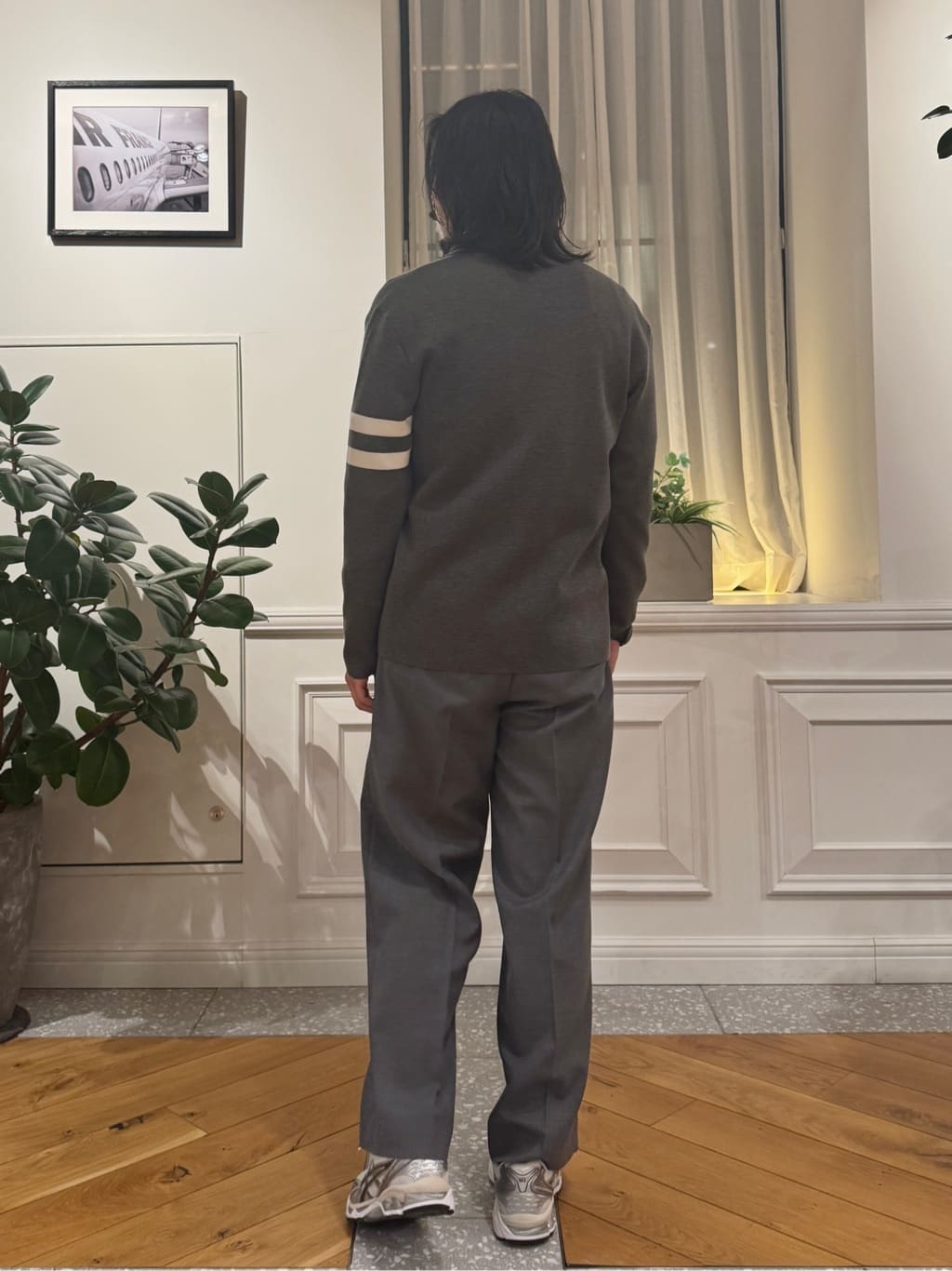 kawarataniさんの「DRESSTERIOR｜【ウォッシャブル】スプリング ニットジャケット」を使ったコーディネート
