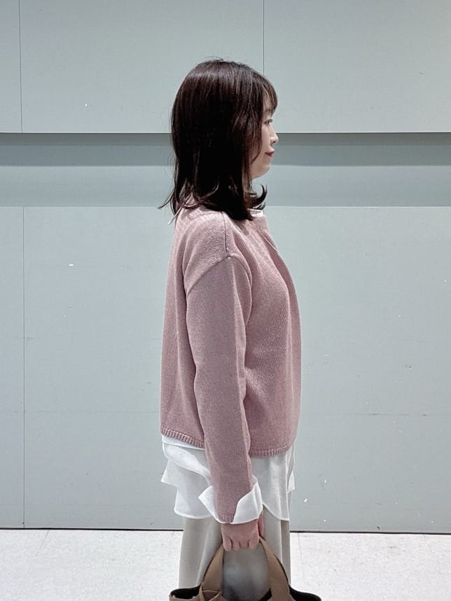 makiさんの「UNTITLED｜【定番人気/はっ水/洗える】タスランショートトレンチコート」を使ったコーディネート