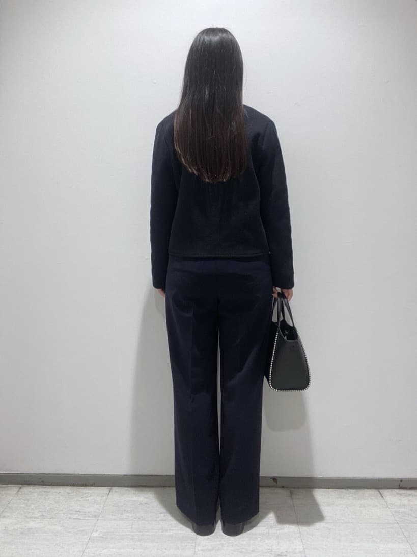 meiさんの「INDIVI｜【洗える】ジョーゼットボウタイブラウス」を使ったコーディネート
