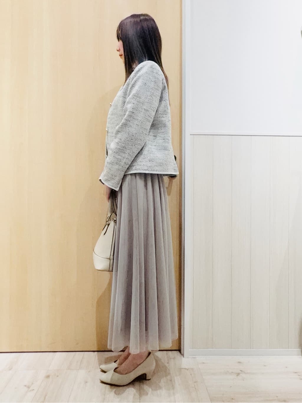 Naさんの「SHOO･LA･RUE｜【セレモニー】5cmヒールパンプス」を使ったコーディネート
