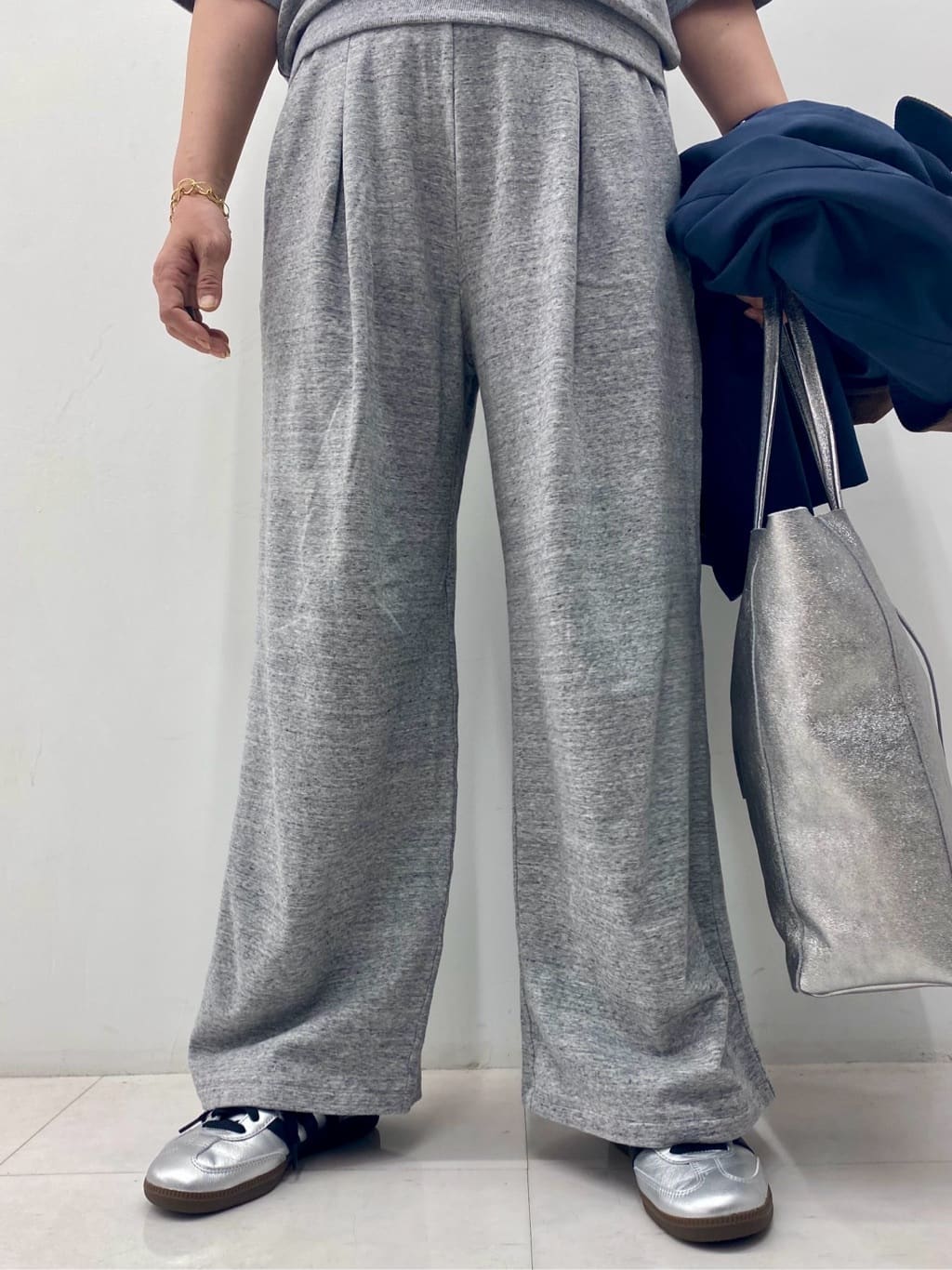 Sawaguchiさんの「DRESSTERIOR｜【セットアップ可/ウォッシャブル】ストレッチ裏毛ハーフスリーブプルオーバー」を使ったコーディネート