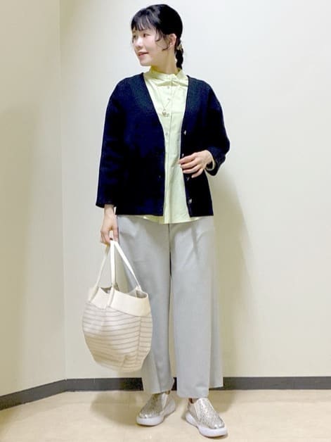  beni_gingerさんの「Reflect｜【着回し力◎】ジャケット風ニットカーディガン」を使ったコーディネート