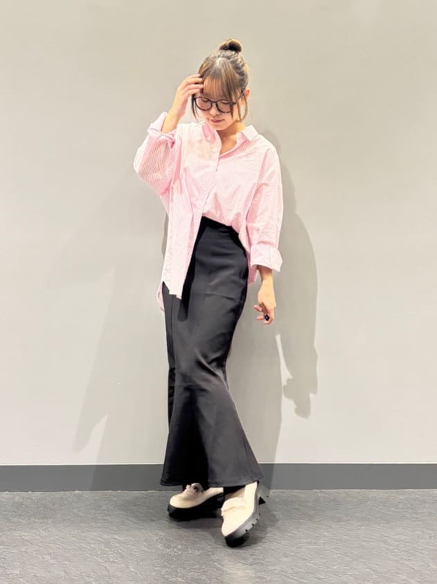 せらら⭐️さんの「ESPERANZA｜フリル付きリボンローファー」を使ったコーディネート