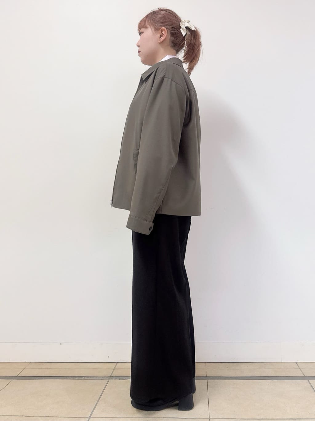 なかもとあきさんの「DRESSTERIOR｜【ウォッシャブル】ウールハリントン ジャケット」を使ったコーディネート