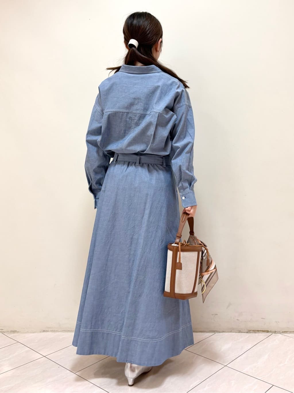 mikiさんの「Reflect｜【羽織にも◎】ダンガリーシャツ」を使ったコーディネート