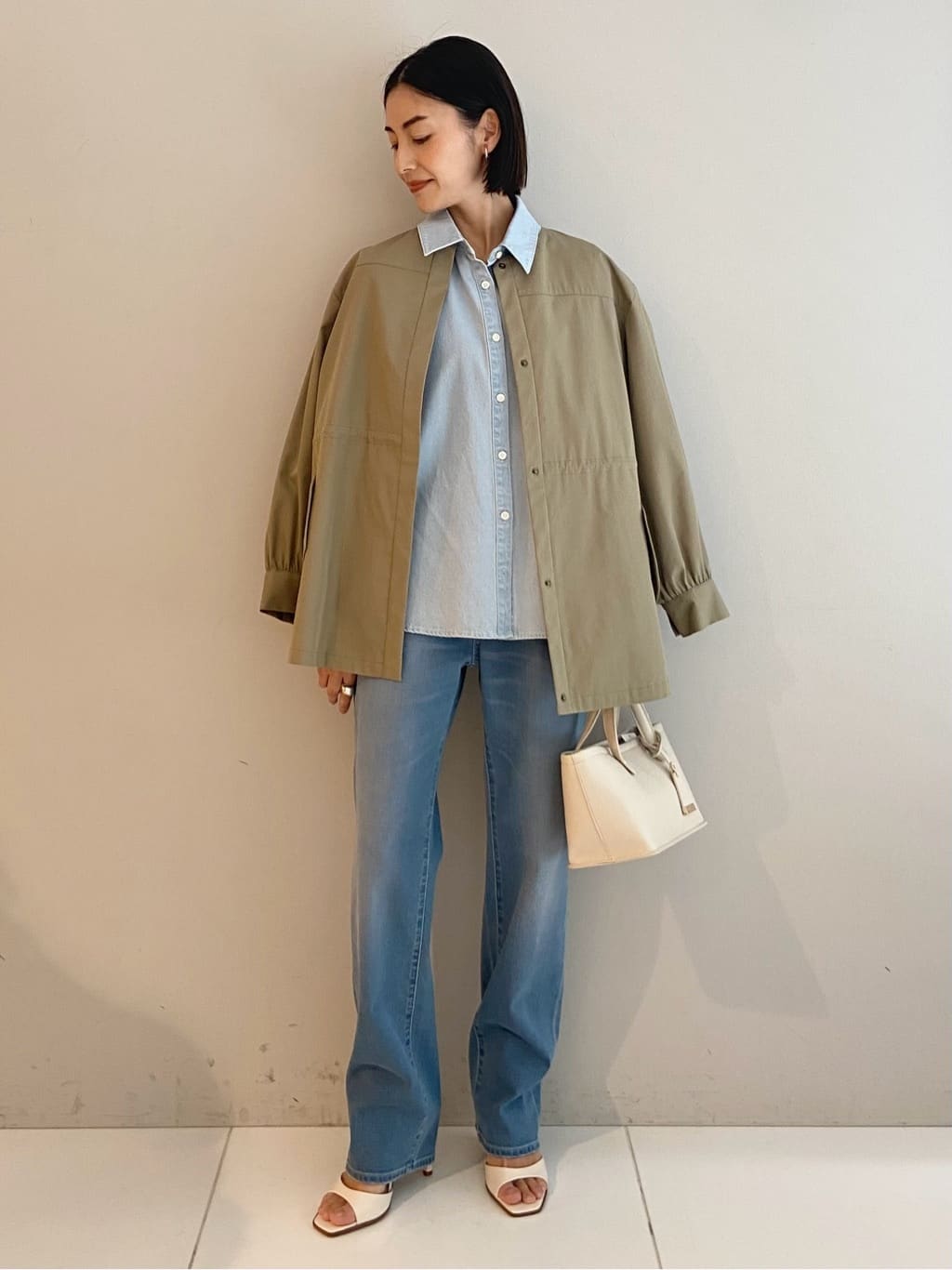 AYAさんの「UNTITLED｜◆【はっ水】ライトコットンミリタリーコート」を使ったコーディネート