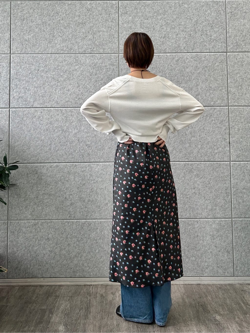 harunaさんの「CODE A｜flower cami dress」を使ったコーディネート