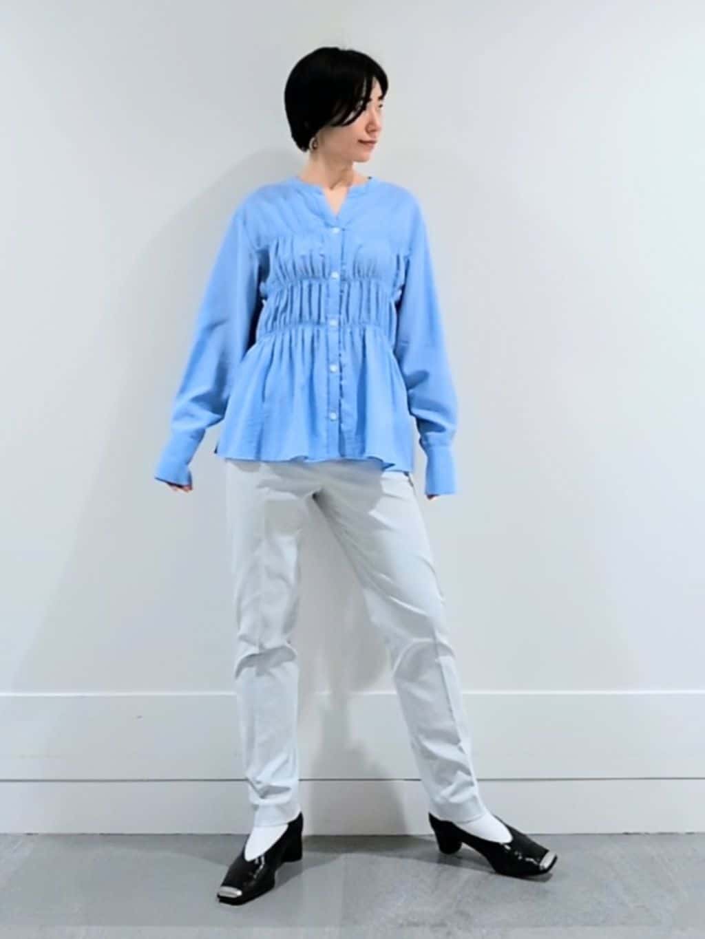 ミズタさんの「UNTITLED｜◆【軽羽織り/セットアップ可】ジップアップニットカーディガン」を使ったコーディネート