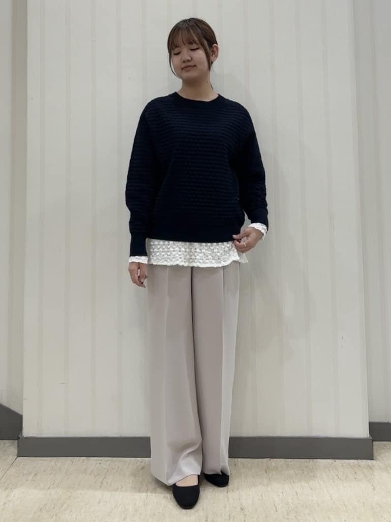 ちひさんの「INDIVI｜【洗える／UVケア／SETUP可】着る日傘ワイドパンツ」を使ったコーディネート