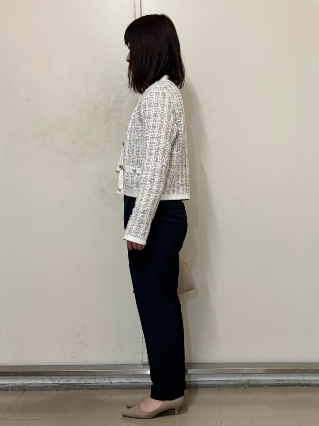やまさんの「OPAQUE.CLIP｜ベーシックパンプス」を使ったコーディネート