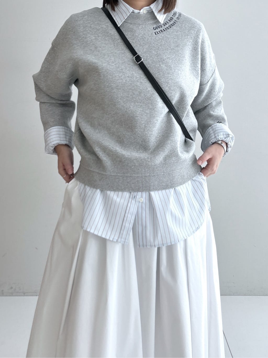 Hirokaさんの「Dessin｜【ユニセックス/洗える】ロゴ刺繍入りコットンジャカード」を使ったコーディネート