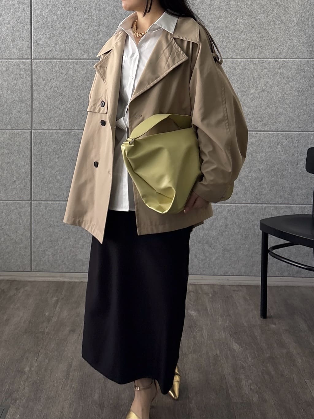 rinaさんの「INDIVI｜Timeless｜ビッグポケットフォルムシャツ【接触冷感】」を使ったコーディネート