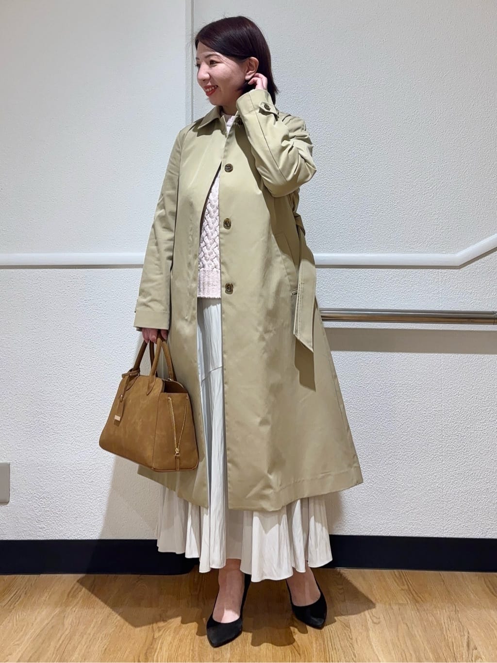 MIKIKOさんの「UNTITLED｜◆【はっ水/洗える】タスランステンカラーコート」を使ったコーディネート