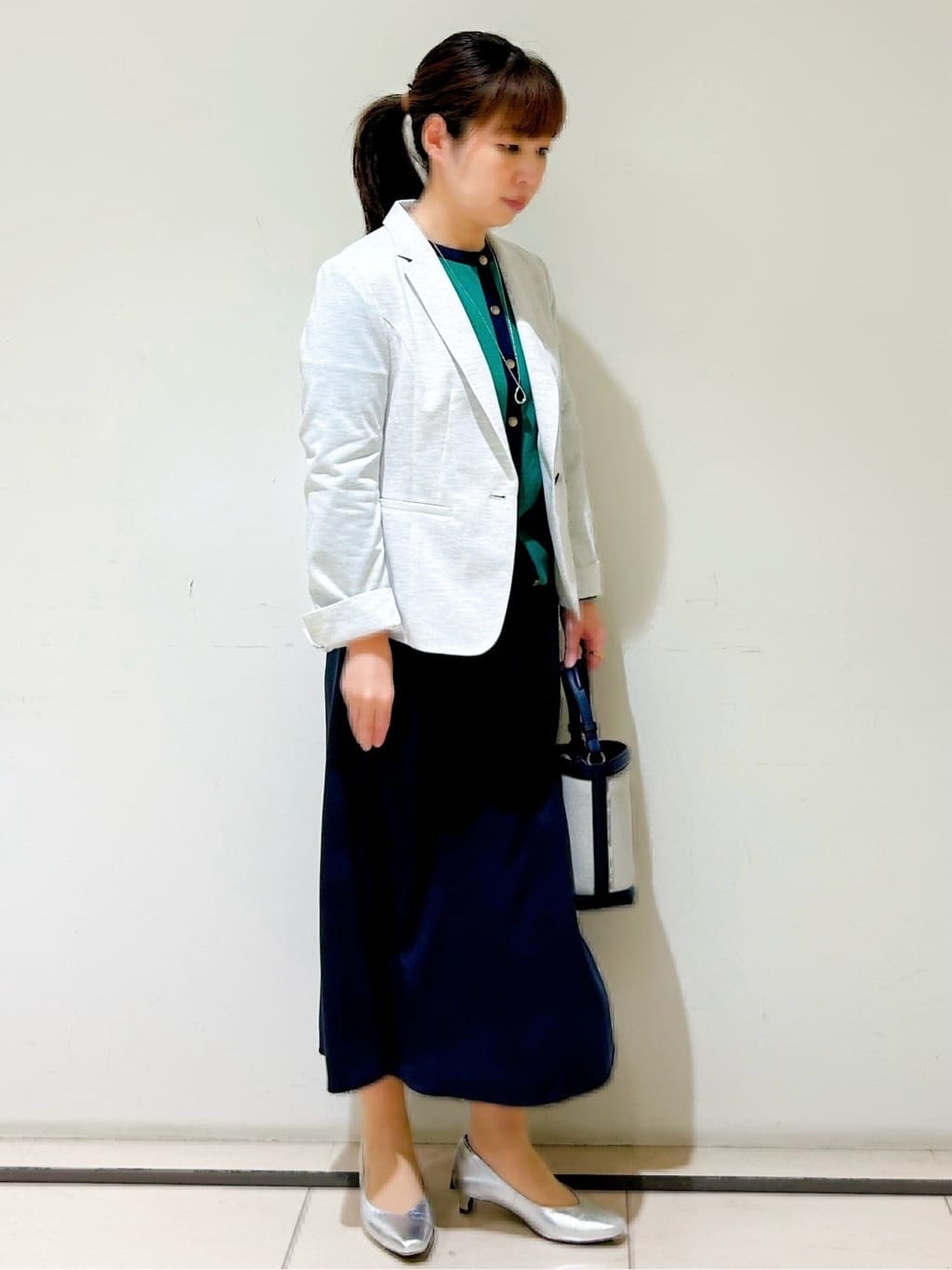 ひーさんの「Reflect｜【SS-4Lサイズ／UVカット／接触冷感】匠ジャケット／ベーシックテーラード」を使ったコーディネート
