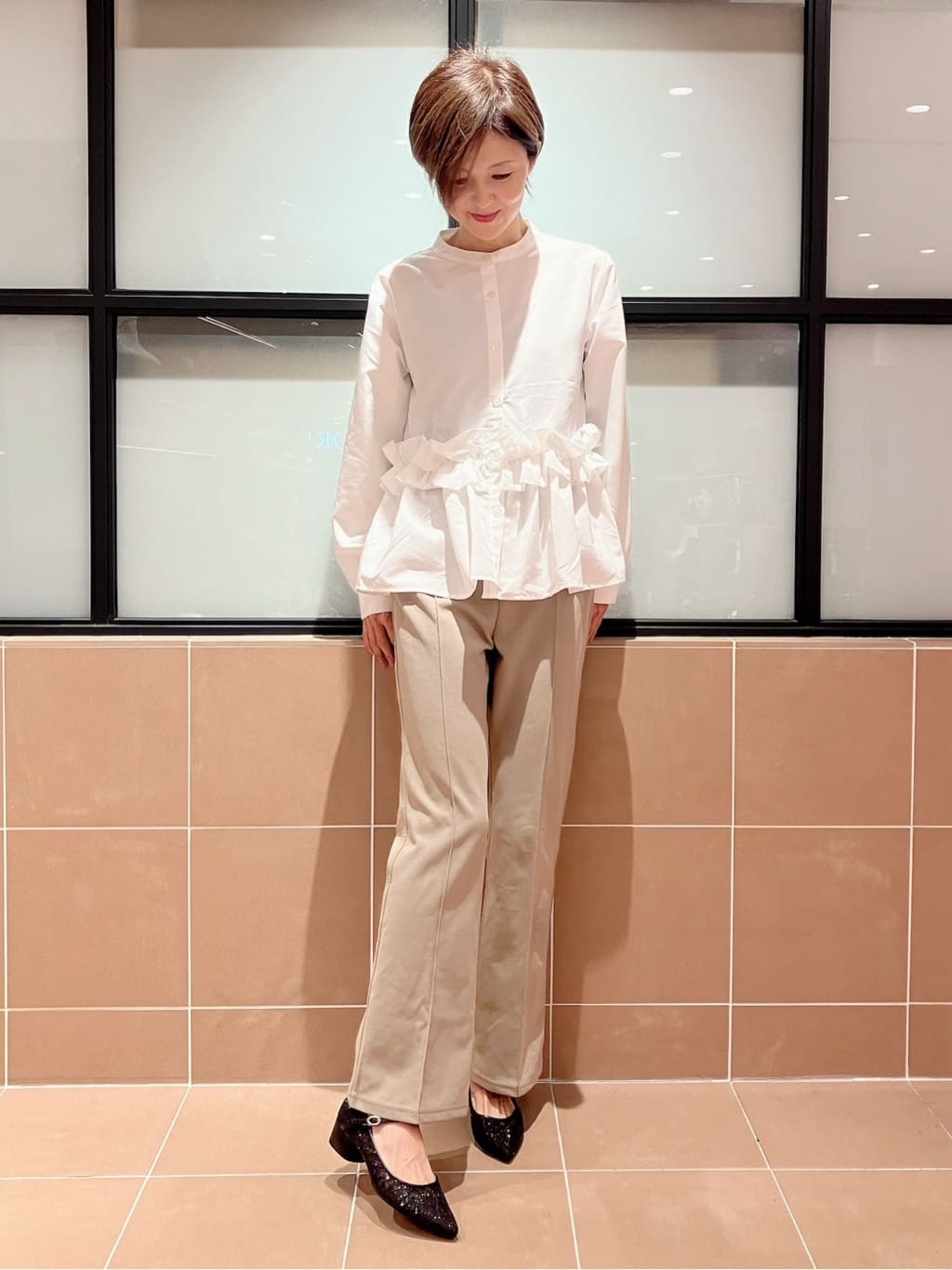 Ｋさんの「ESPERANZA｜甲ストラップシアーパンプス」を使ったコーディネート