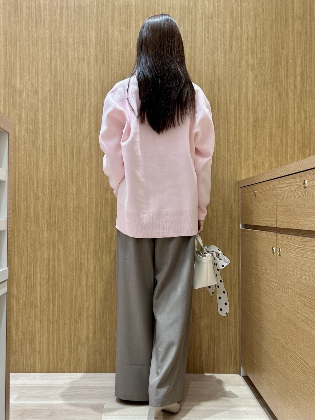 maiさんの「OPAQUE.CLIP｜コットンリブキャミソール【洗濯機洗い可】」を使ったコーディネート