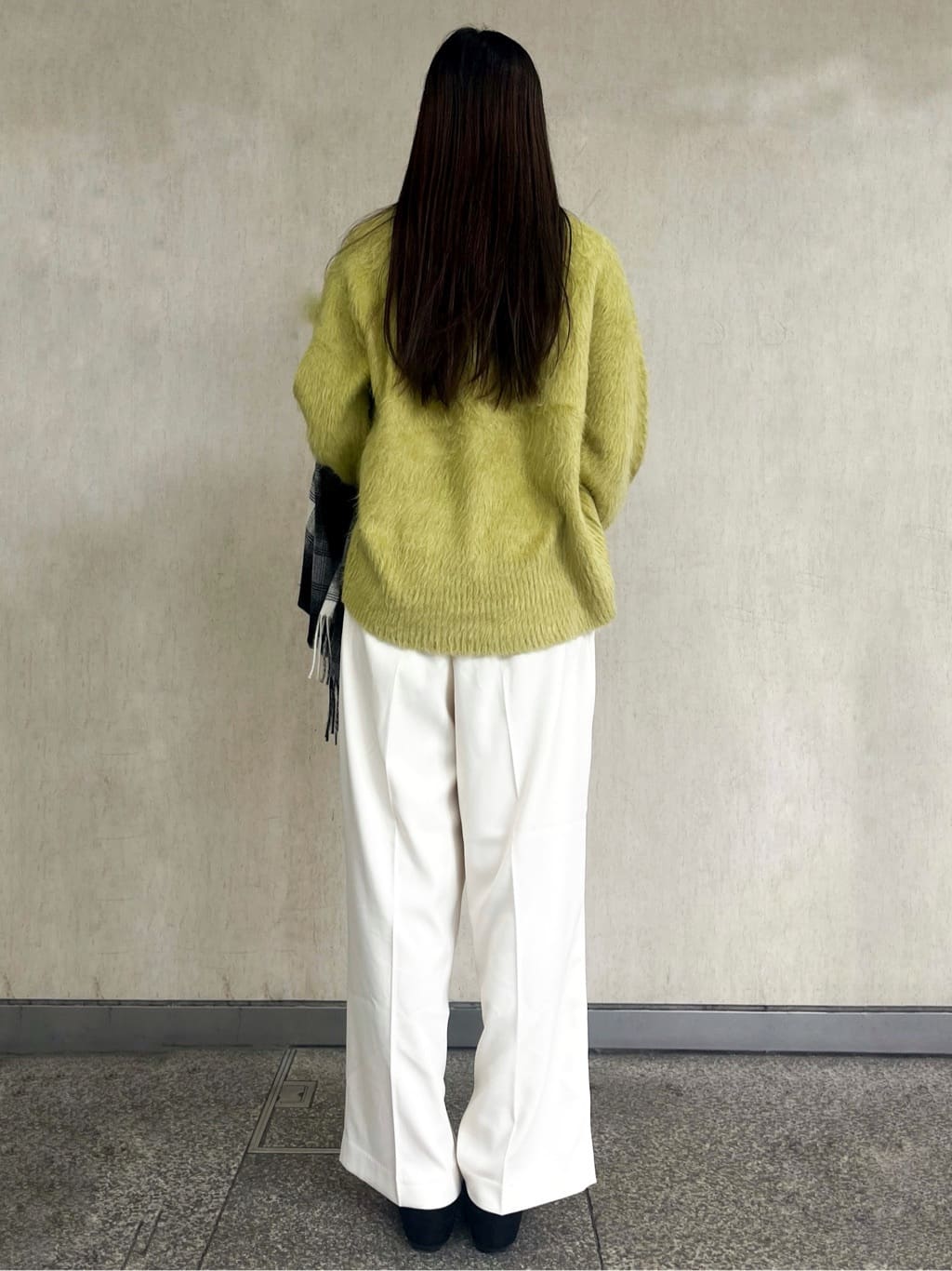 ももさんの「OPAQUE.CLIP｜カルゼタックワイドパンツ【洗濯機OK】」を使ったコーディネート