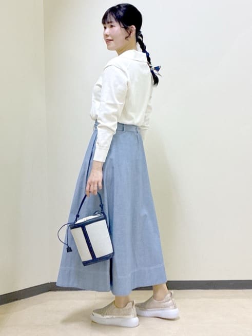  beni_gingerさんの「Reflect｜スキッパーネックニットプルオーバー」を使ったコーディネート