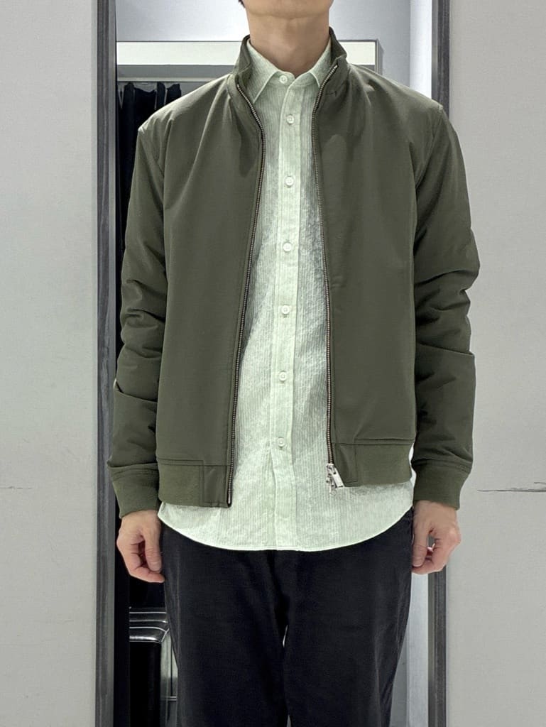 わいずみさんの「TAKEO KIKUCHI｜スタンドカラー ショート リブ ブルゾン」を使ったコーディネート