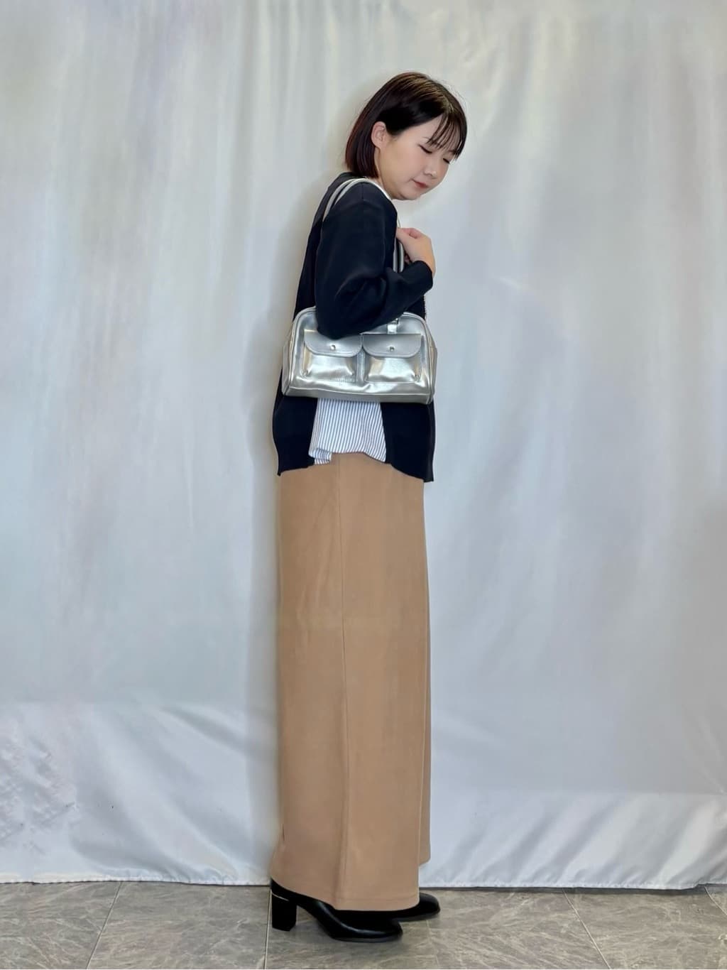 ネリさんの「SHOO･LA･RUE｜【着丈選べる/きっと虜になる】あったかもちもち ワイドパンツ」を使ったコーディネート