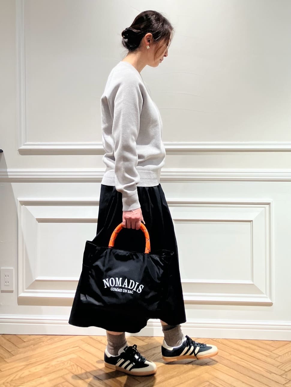 TSUKUIさんの「DRESSTERIOR｜◆ウォッシャブルコットンカシミヤプルオーバーニット」を使ったコーディネート