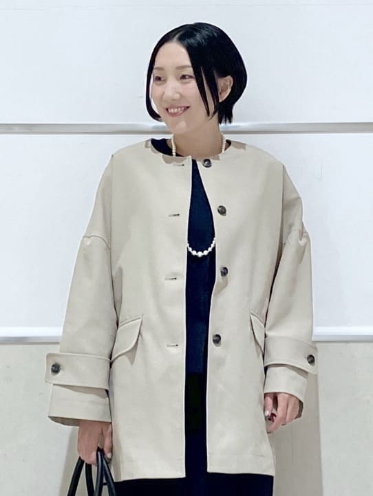 eriko さんの「Dessin｜【洗える】ジョーゼットブラウス」を使ったコーディネート