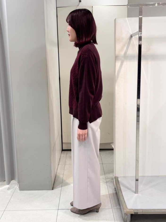 yuiさんの「Reflect｜【腰周りすっきり◎】ワイドクロップドパンツ」を使ったコーディネート