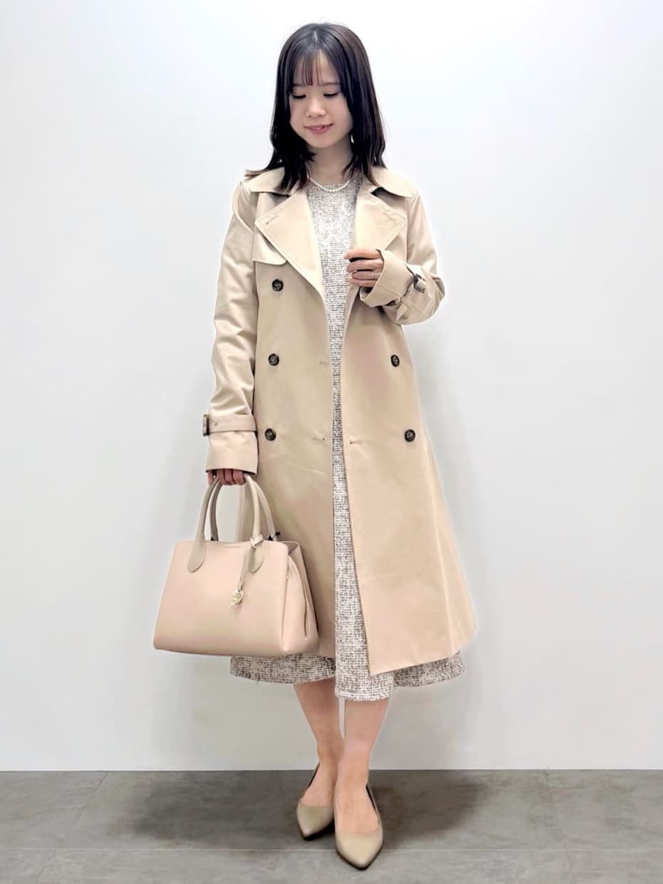 kozuさんの「index｜フォルムスリーブミドルコート【洗濯機OK】」を使ったコーディネート