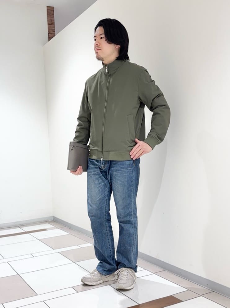 及川さんの「TAKEO KIKUCHI｜スタンドカラー ショート リブ ブルゾン」を使ったコーディネート