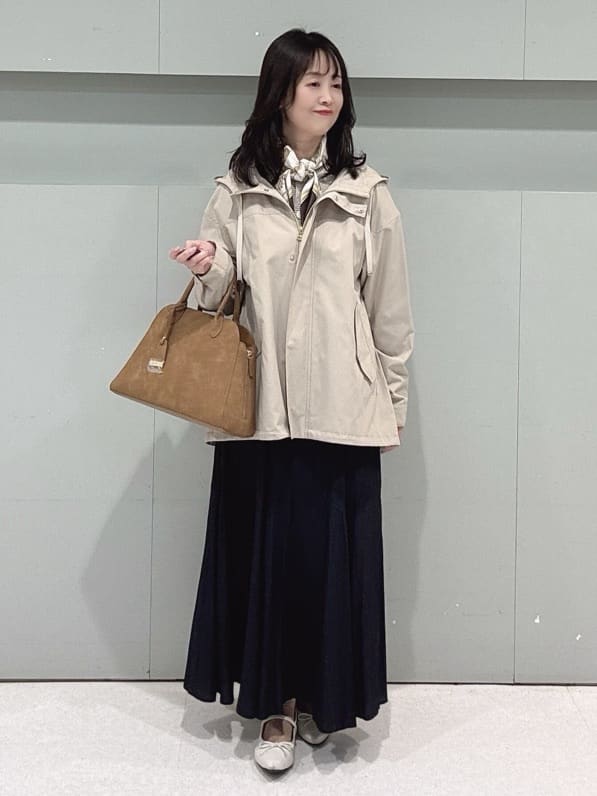 makiさんの「UNTITLED｜【洗える/はっ水】リラクシーマウンテンパーカー」を使ったコーディネート
