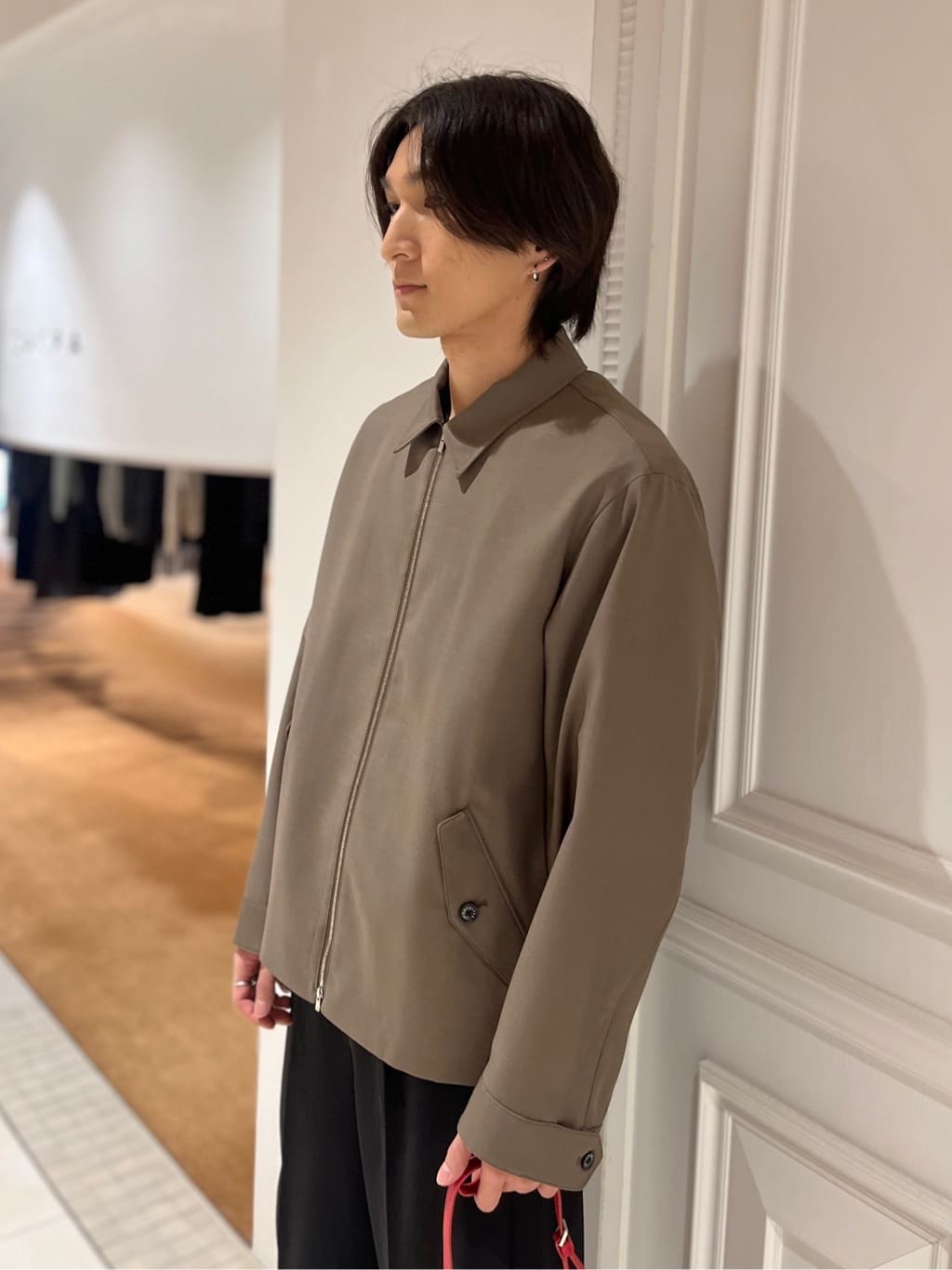 Watanabeさんの「DRESSTERIOR｜【ウォッシャブル】ウールハリントン ジャケット」を使ったコーディネート