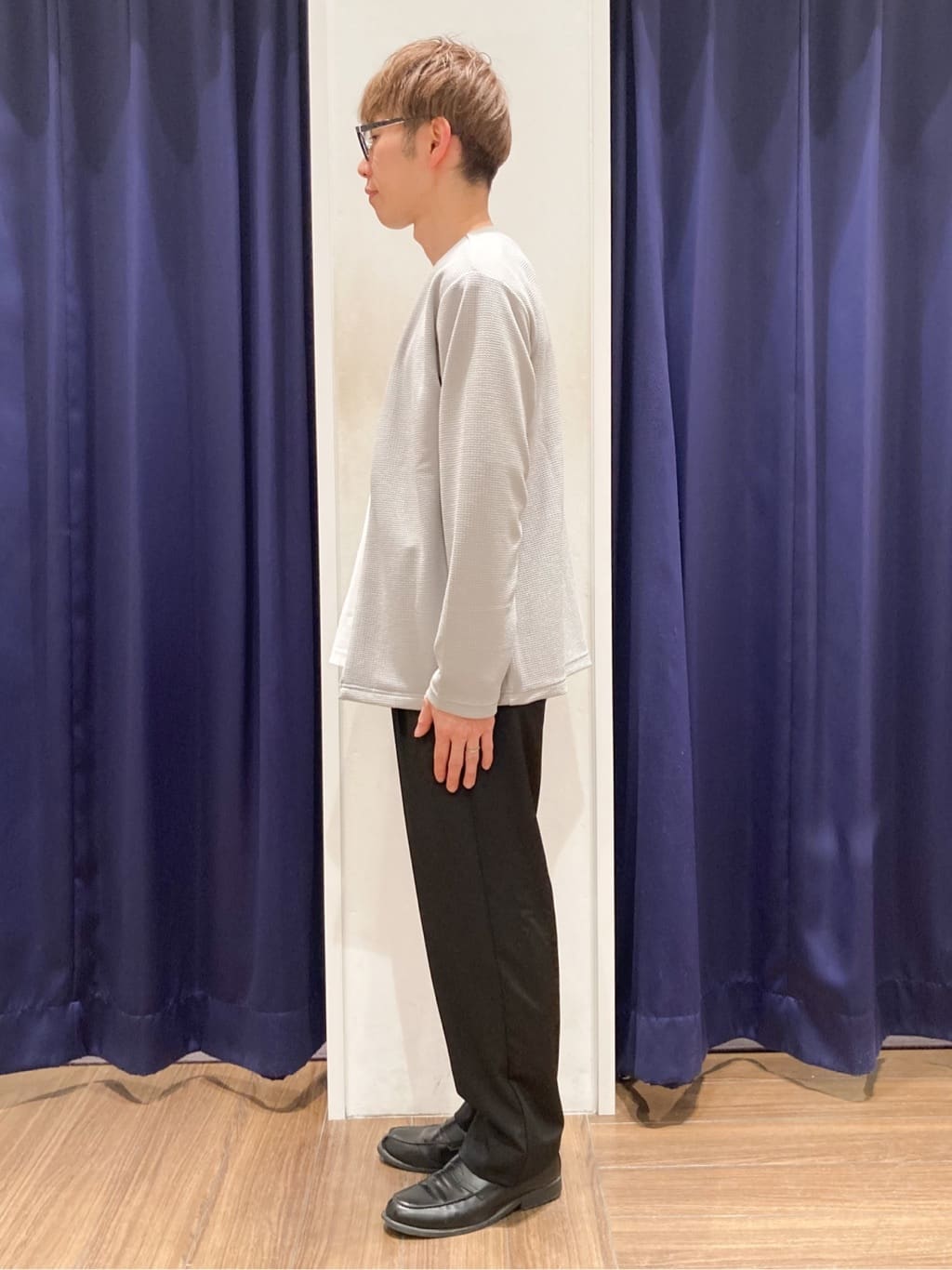 つーじーさんの「THE SHOP TK｜【2点セット】カーディガン＋半袖Tシャツ 洗濯機OK」を使ったコーディネート